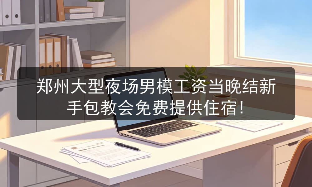 郑州大型夜场男模工资当晚结新手包教会免费提供住宿