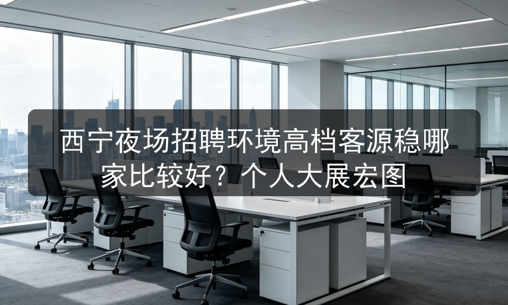 西宁夜场招聘环境高档客源稳哪家比较好？个人大展宏图职位封面