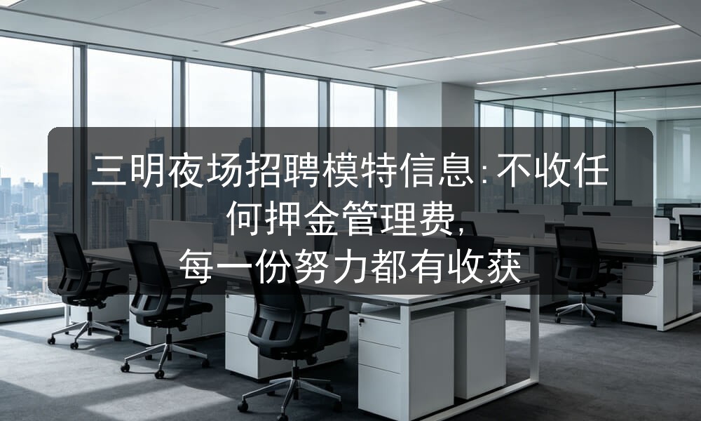 三明夜场招聘男模无押金培训费