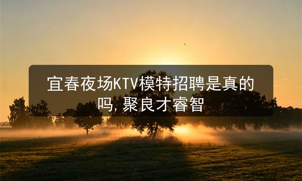 宜春夜场KTV招聘男模信息详情图片